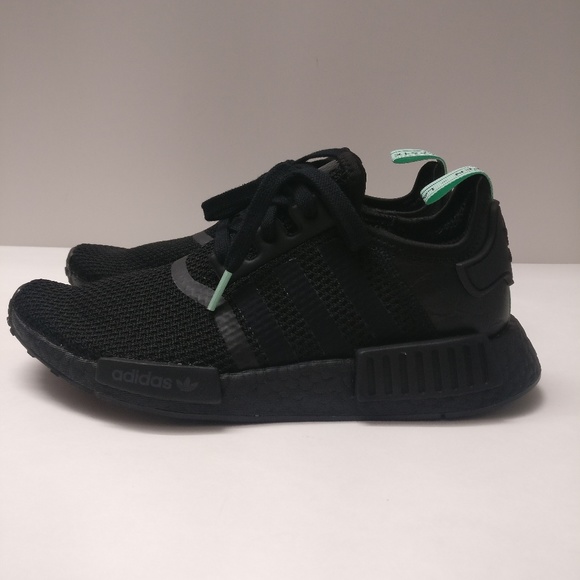 Womens Adidas Nmd R1 Mint Glow Black Green - Picture 5 of 8